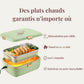 Box chauffante pour repas sains