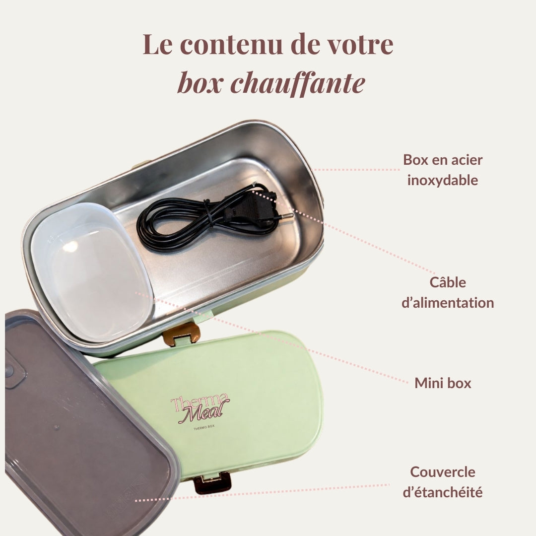 Box chauffante pour repas sains