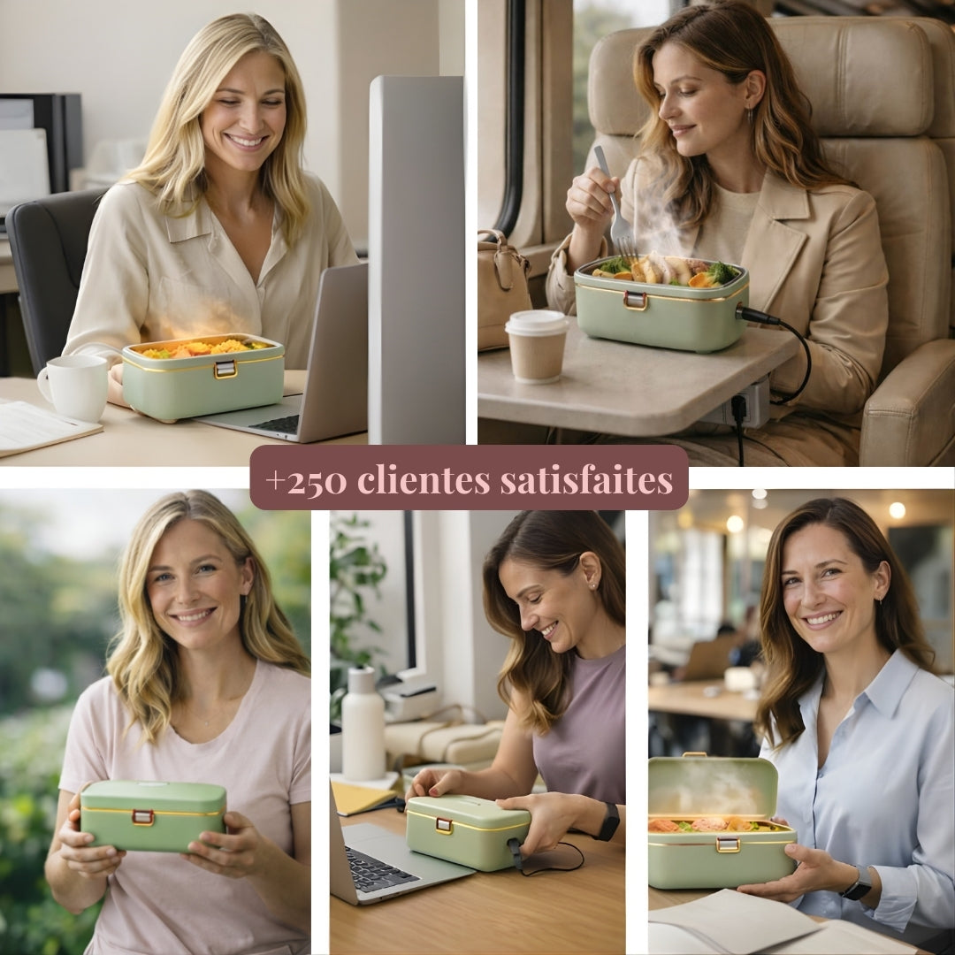 Box chauffante pour repas sains